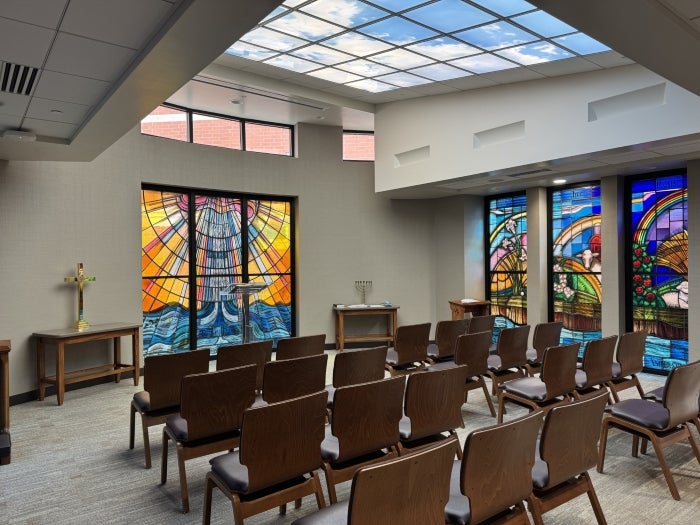 Riverview Health chapel view 1