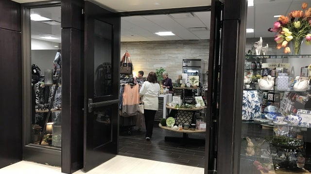 The hospital gift shop